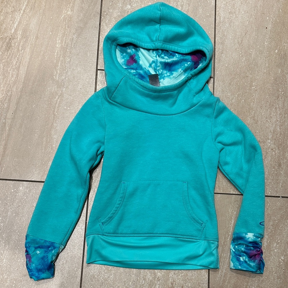 Champion Teal and Purple Hoodie